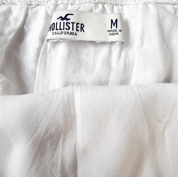 🌟3/$40 Sale!Mix & Match🌟Hollister White Eyelet Strapless Romper - Picture 10 of 12